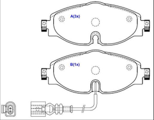 EUROREPAR 1643074480 - Тормозные колодки, дисковые, комплект autodnr.net