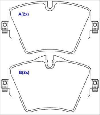 EUROREPAR 1643074980 - Тормозные колодки, дисковые, комплект autodnr.net