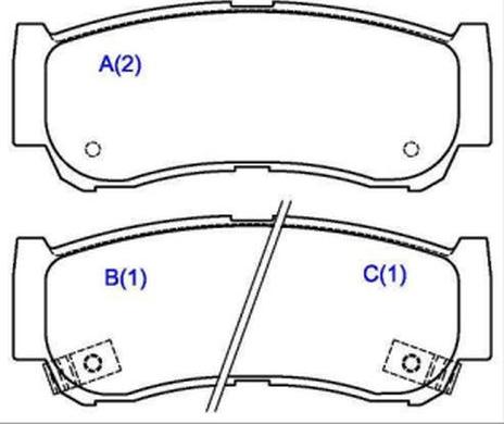 EUROREPAR 1643080680 - Гальмівні колодки, дискові гальма autocars.com.ua