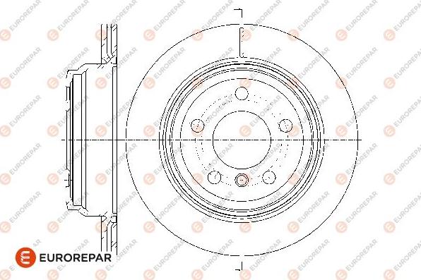 EUROREPAR 1667857080 - Тормозной диск avtokuzovplus.com.ua