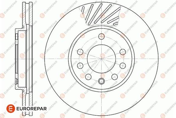 EUROREPAR 1667859280 - Тормозной диск avtokuzovplus.com.ua