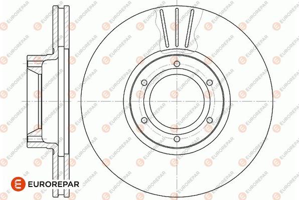 EUROREPAR 1667859780 - Гальмівний диск autocars.com.ua