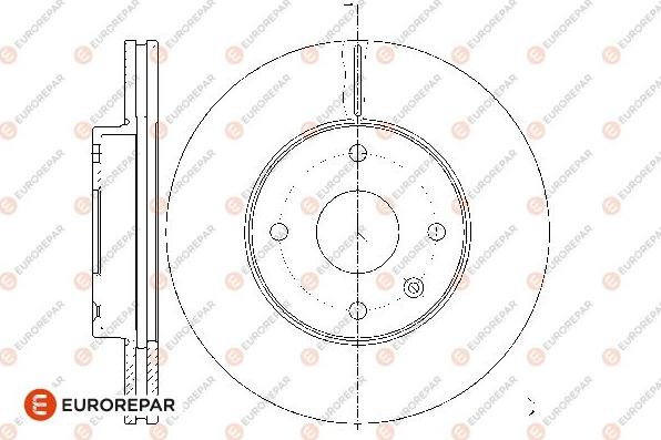 EUROREPAR 1667868380 - Тормозной диск avtokuzovplus.com.ua