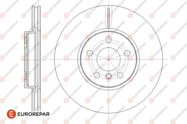 EUROREPAR 1667872780 - Тормозной диск avtokuzovplus.com.ua