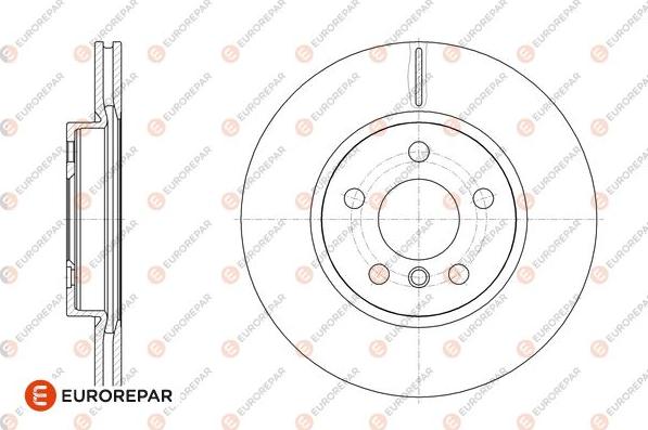 EUROREPAR 1676010280 - Гальмівний диск autocars.com.ua