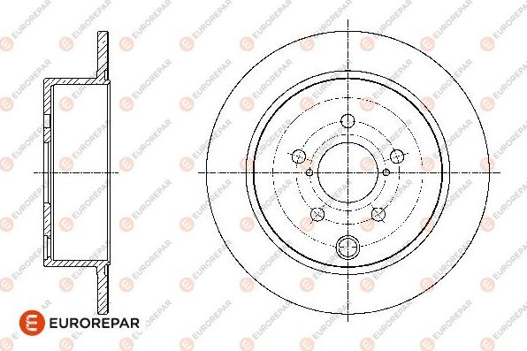 EUROREPAR 1676014080 - Тормозной диск avtokuzovplus.com.ua