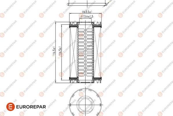 EUROREPAR 1680092480 - Масляний фільтр autocars.com.ua