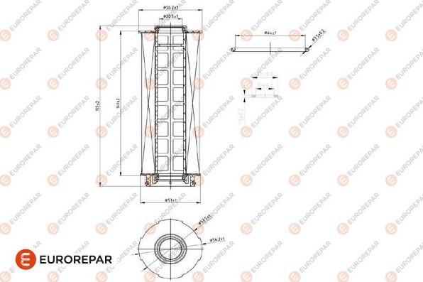 EUROREPAR 1680092580 - Масляний фільтр autocars.com.ua