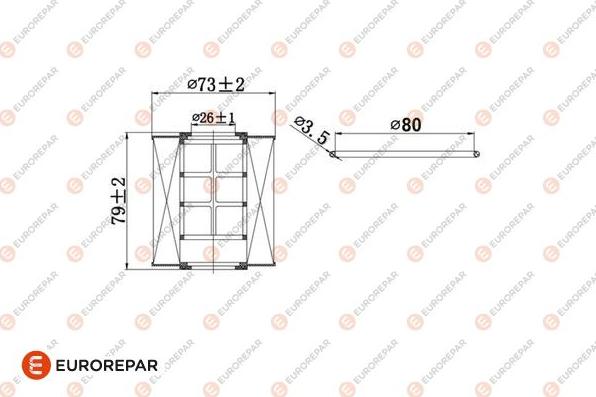 EUROREPAR 1680093480 - Масляний фільтр autocars.com.ua