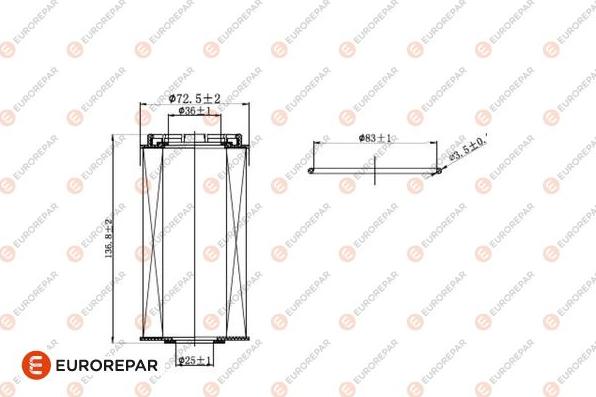 EUROREPAR 1680097280 - Масляний фільтр autocars.com.ua