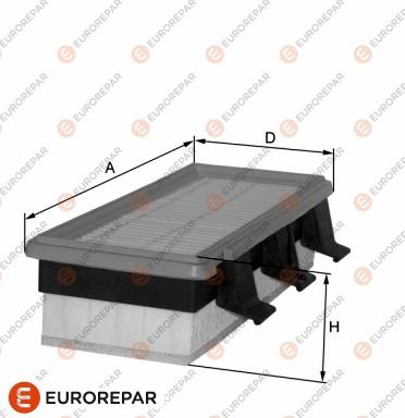 EUROREPAR 1680330780 - Воздушный фильтр autodnr.net