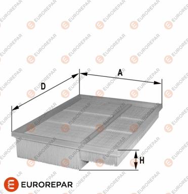 EUROREPAR 1680341380 - Воздушный фильтр autodnr.net