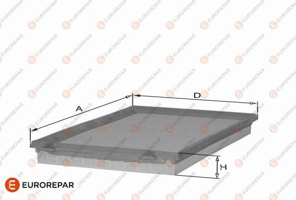 EUROREPAR 1682266480 - Воздушный фильтр autodnr.net