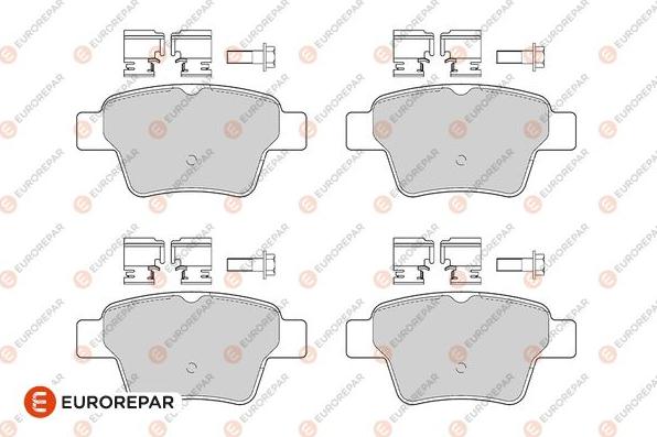 EUROREPAR 1682322080 - Гальмівні колодки, дискові гальма autocars.com.ua