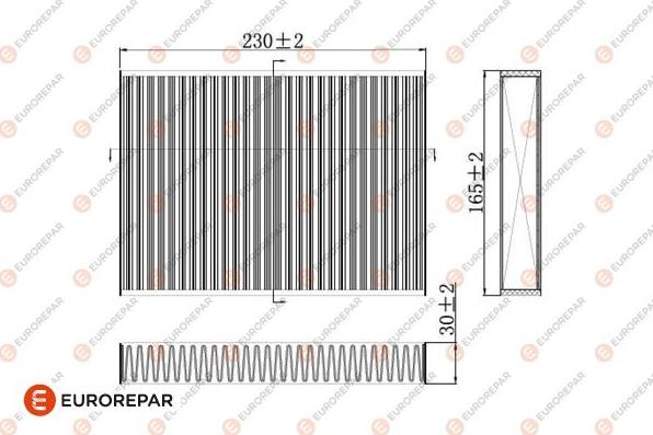 EUROREPAR 1684673180 - Фільтр, повітря у внутрішній простір autocars.com.ua