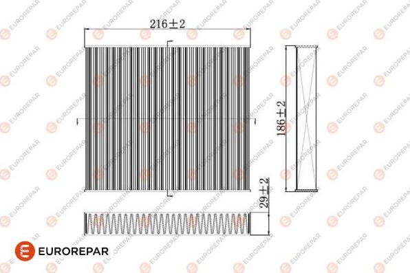 EUROREPAR 1684676580 - Фільтр, повітря у внутрішній простір autocars.com.ua
