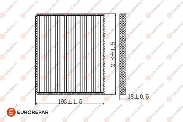 EUROREPAR 1684678680 - Фільтр, повітря у внутрішній простір autocars.com.ua