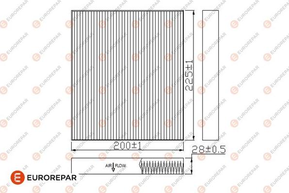 EUROREPAR 1684679380 - Фільтр, повітря у внутрішній простір autocars.com.ua
