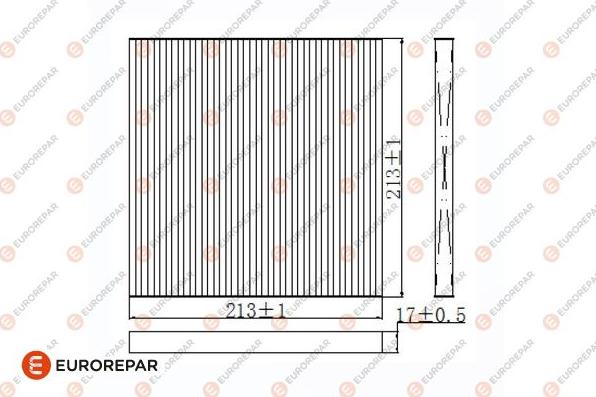 EUROREPAR 1684684680 - Фільтр, повітря у внутрішній простір autocars.com.ua