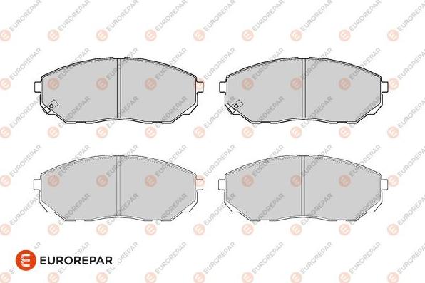 EUROREPAR 1686264280 - Тормозные колодки, дисковые, комплект avtokuzovplus.com.ua