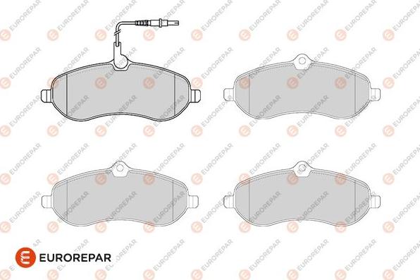 EUROREPAR 1686265980 - Тормозные колодки, дисковые, комплект avtokuzovplus.com.ua