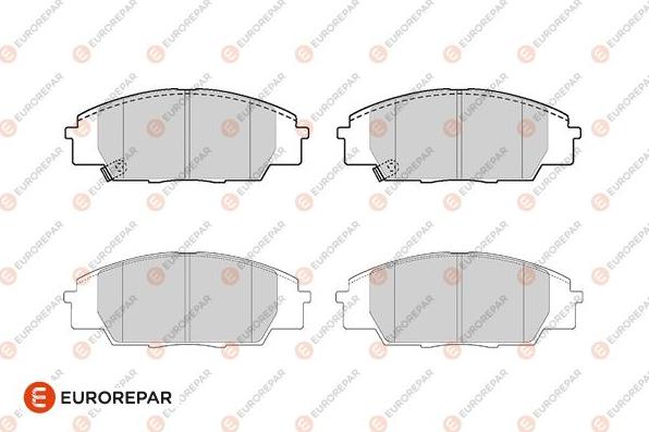 EUROREPAR 1686266380 - Гальмівні колодки, дискові гальма autocars.com.ua