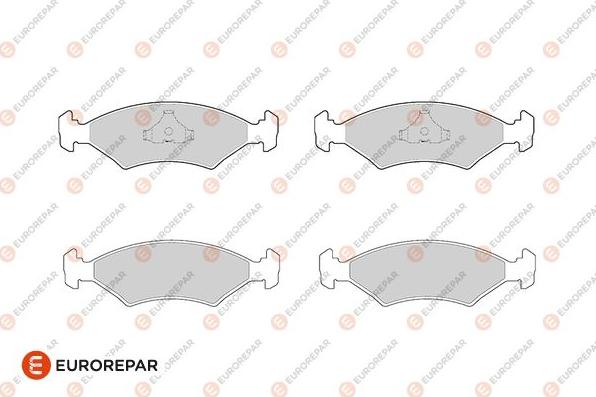 EUROREPAR 1686267080 - Тормозные колодки, дисковые, комплект avtokuzovplus.com.ua