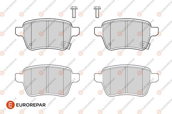 EUROREPAR 1686271180 - Тормозные колодки, дисковые, комплект avtokuzovplus.com.ua