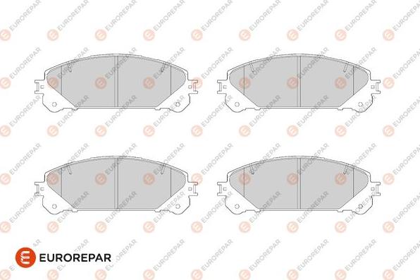 EUROREPAR 1686272580 - Гальмівні колодки, дискові гальма autocars.com.ua