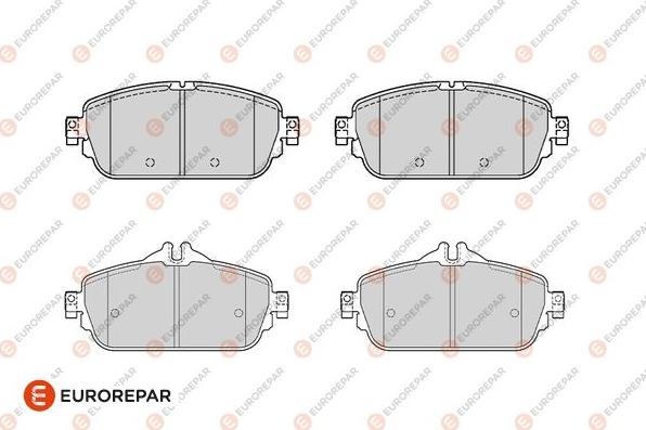 EUROREPAR 1686274880 - Тормозные колодки, дисковые, комплект avtokuzovplus.com.ua