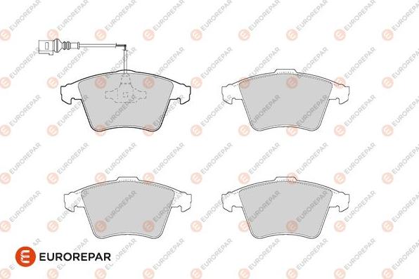 EUROREPAR 1686275280 - Гальмівні колодки, дискові гальма autocars.com.ua