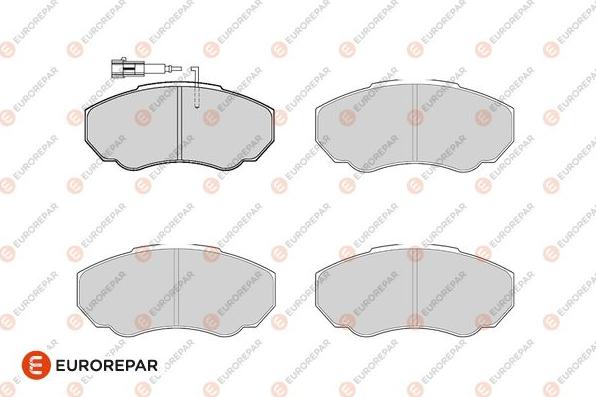 EUROREPAR 1686277480 - Тормозные колодки, дисковые, комплект avtokuzovplus.com.ua