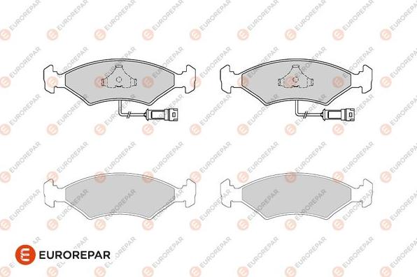 EUROREPAR 1686278680 - Гальмівні колодки, дискові гальма autocars.com.ua