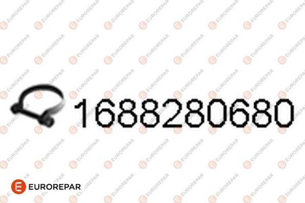 EUROREPAR 1688280680 - З'єднувальні елементи, система випуску autocars.com.ua