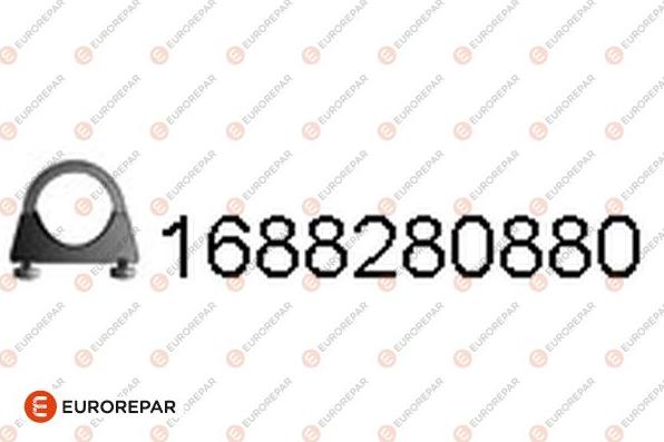 EUROREPAR 1688280880 - З'єднувальні елементи, система випуску autocars.com.ua