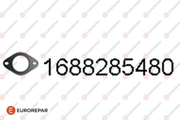EUROREPAR 1688285480 - Прокладка, труба вихлопного газу autocars.com.ua