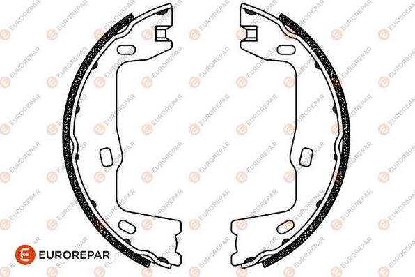 EUROREPAR 1690921480 - Комплект гальм, барабанний механізм autocars.com.ua