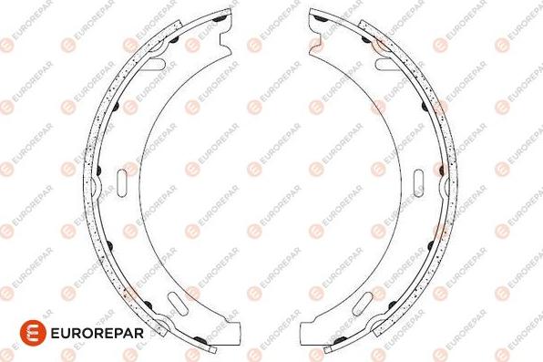EUROREPAR 1690921780 - Комплект гальм, барабанний механізм autocars.com.ua