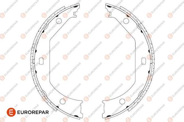 EUROREPAR 1690921980 - Комплект гальм, барабанний механізм autocars.com.ua