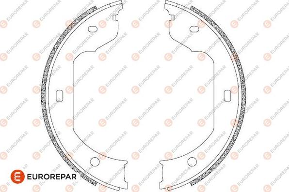 EUROREPAR 1690922480 - Комплект гальм, барабанний механізм autocars.com.ua