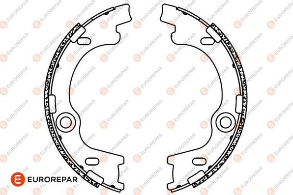 EUROREPAR 1690924680 - Комплект гальм, барабанний механізм autocars.com.ua