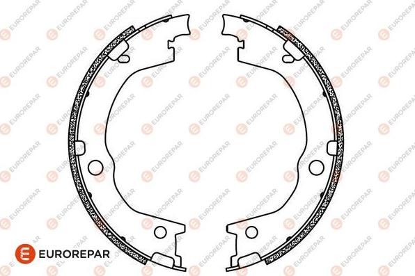 EUROREPAR 1690925580 - Комплект гальм, барабанний механізм autocars.com.ua