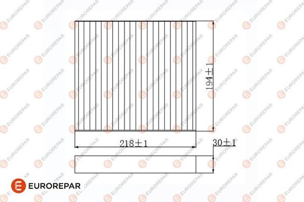 EUROREPAR 1693004480 - Фільтр, повітря у внутрішній простір autocars.com.ua