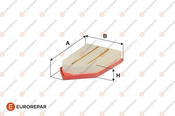 EUROREPAR 1694146880 - Повітряний фільтр autocars.com.ua