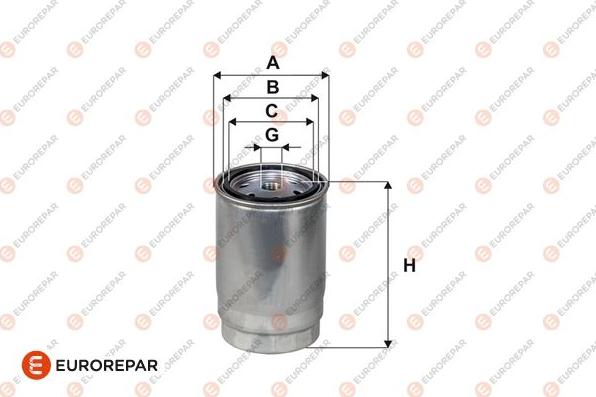 EUROREPAR 1694147080 - Паливний фільтр autocars.com.ua