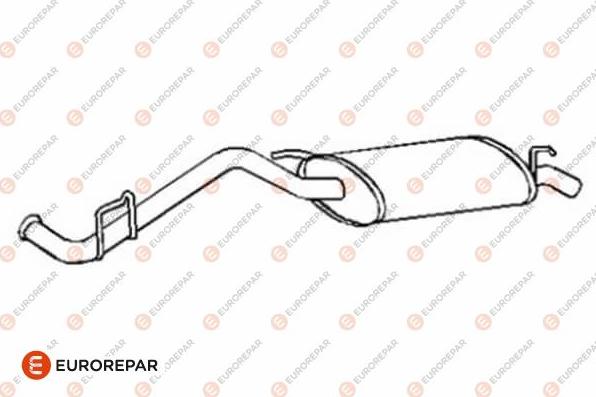 EUROREPAR E12813A - Глушник вихлопних газів кінцевий autocars.com.ua