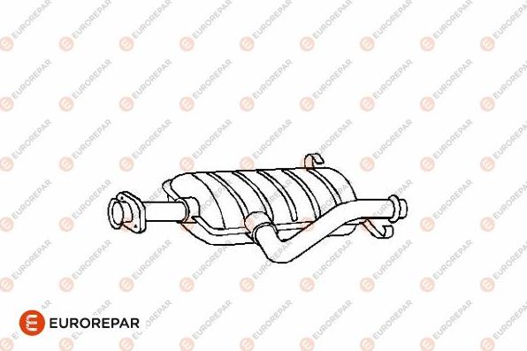 EUROREPAR E12825K - Предглушітель вихлопних газів autocars.com.ua