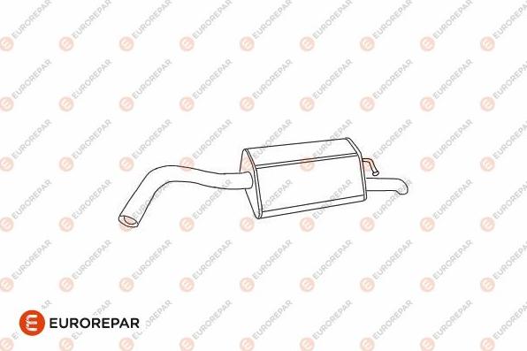 EUROREPAR E12842R - Глушитель выхлопных газов, конечный avtokuzovplus.com.ua