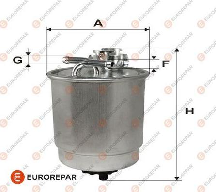 EUROREPAR E148105 - Топливный фильтр avtokuzovplus.com.ua