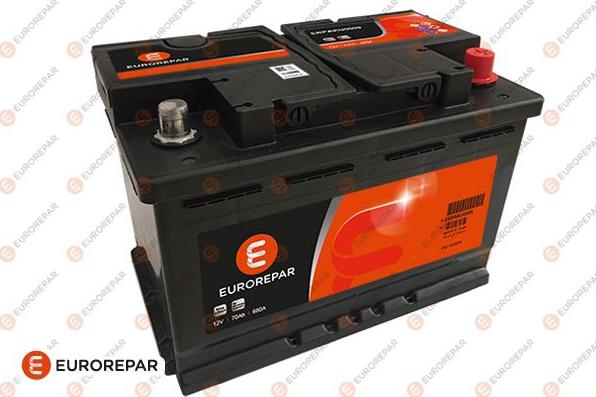 EUROREPAR ERPAKU0009 - Стартерна акумуляторна батарея, АКБ autocars.com.ua